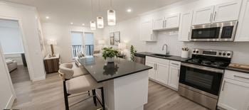 Sleek granite countertops